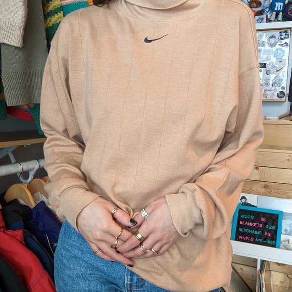 NIKE VINTAGE TURTLENECK LONG SLEEVE SWEATSHIRT - Picture 5 of 5